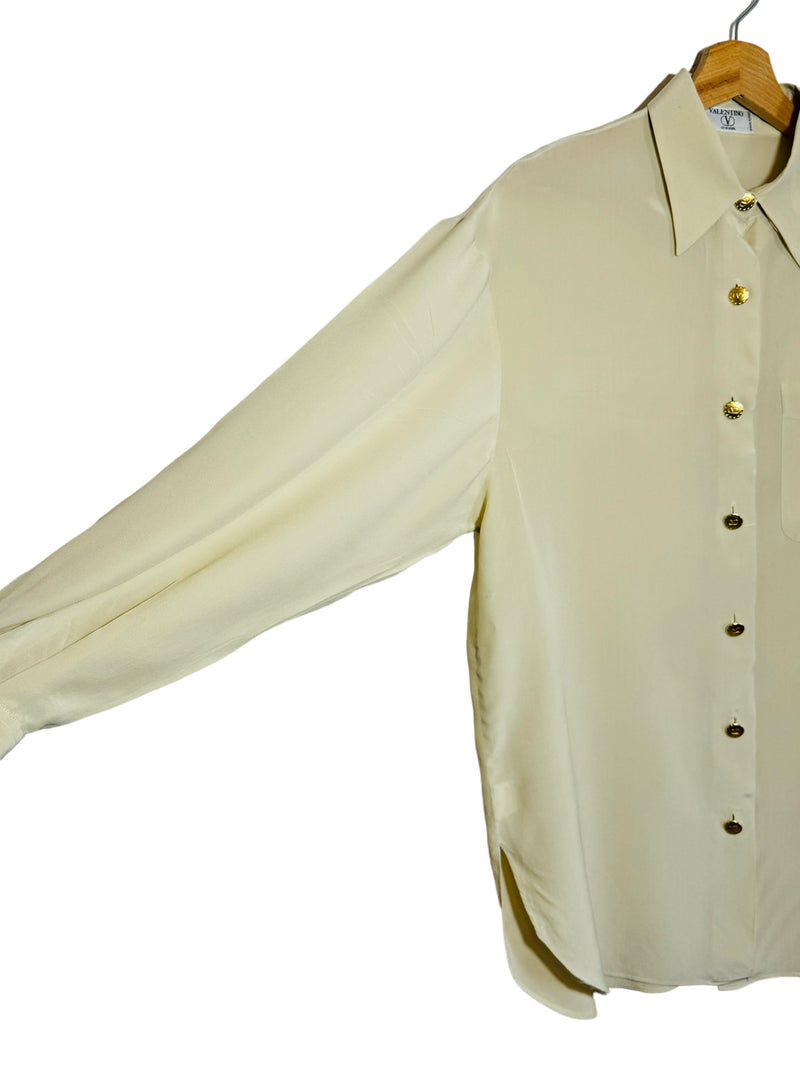 Valentino camicia vintage in seta (44)
