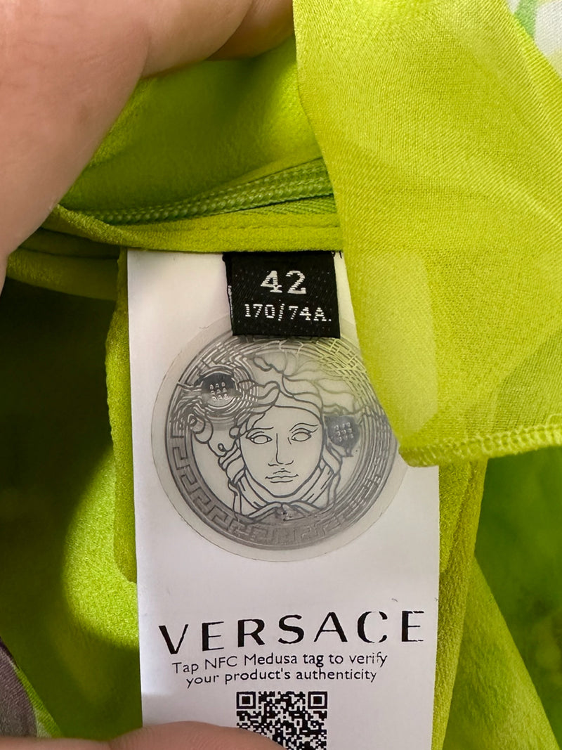 Versace gonna in seta (M)