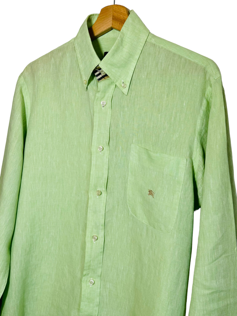 Burberry camicia vintage in lino (L)
