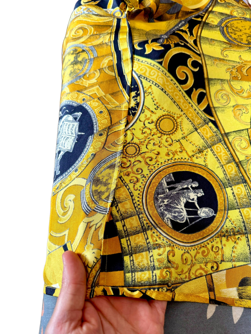 Istante di Gianni Versace camicia in seta 90s (M)