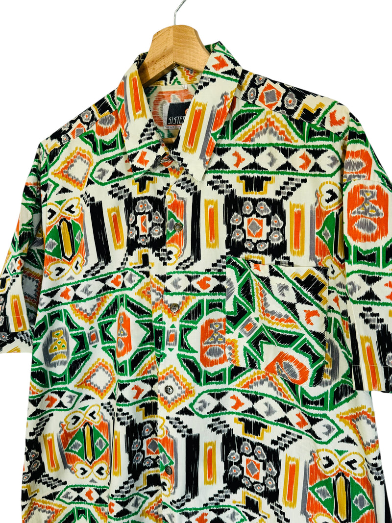 Camicia vintage con stampa azteca (XL)