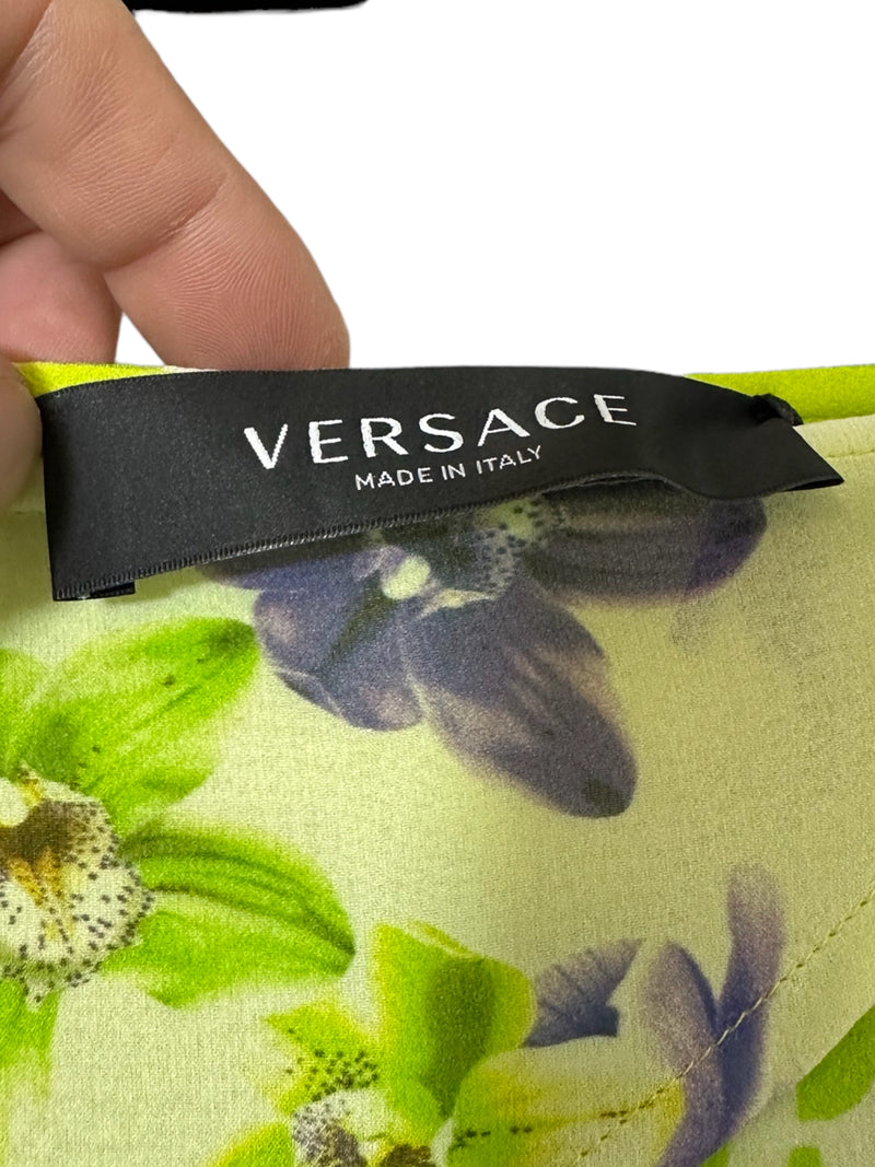 Versace gonna in seta (M)