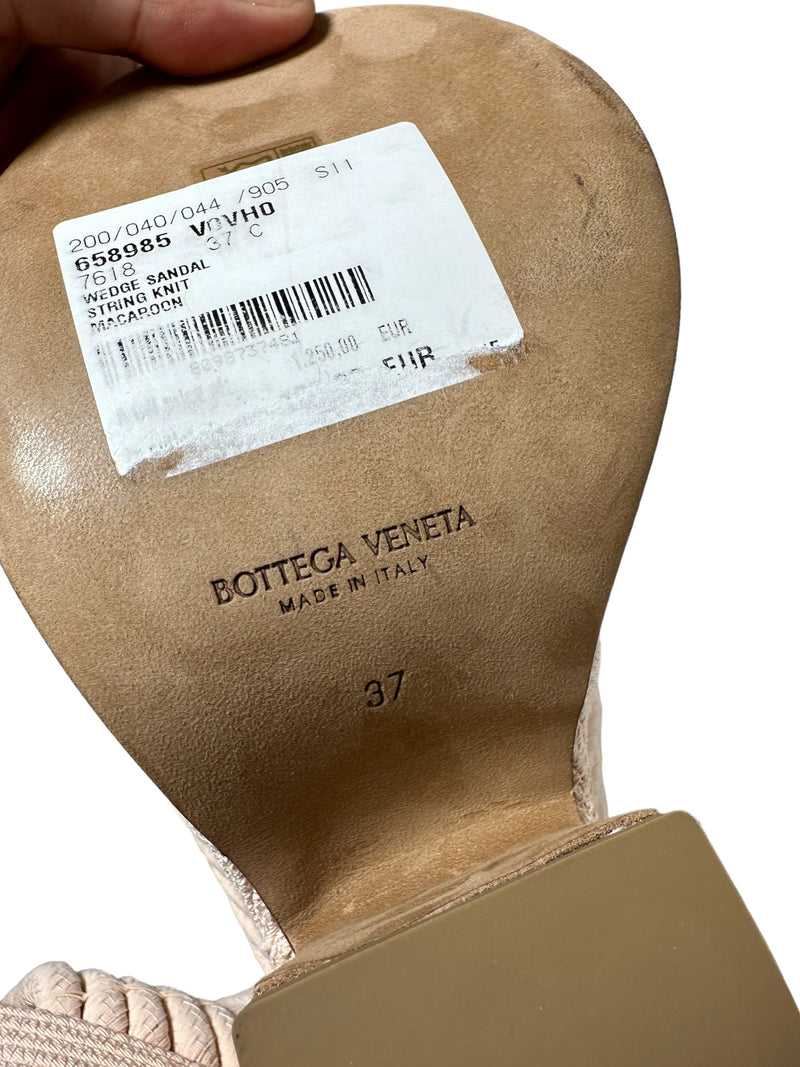 Bottega Veneta sandalo in tessuto (37)