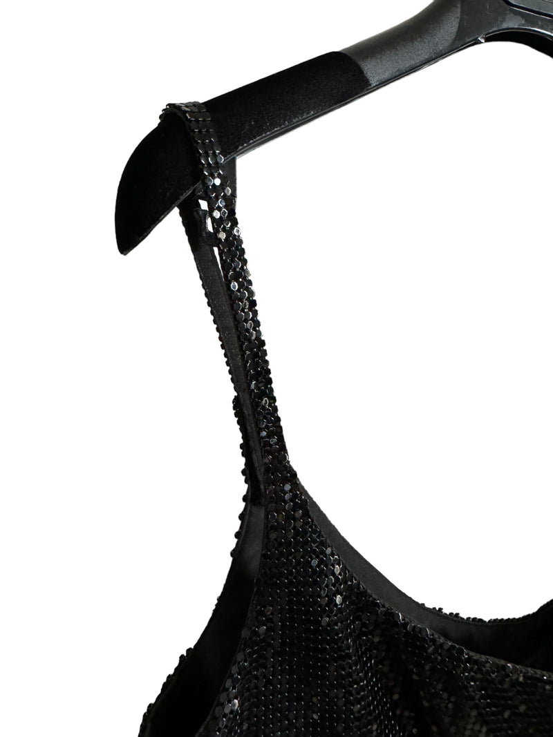 Gianni Versace top smanicato in maglia metallica (40)