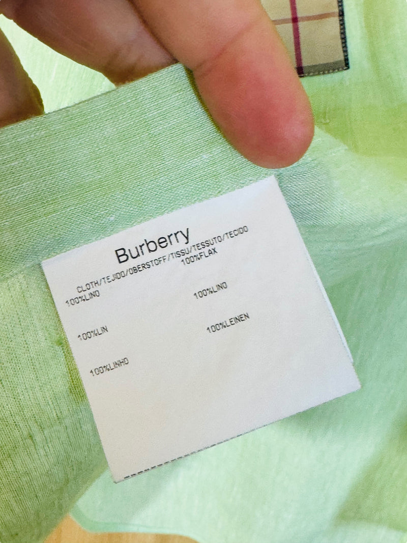 Burberry camicia vintage in lino (L)