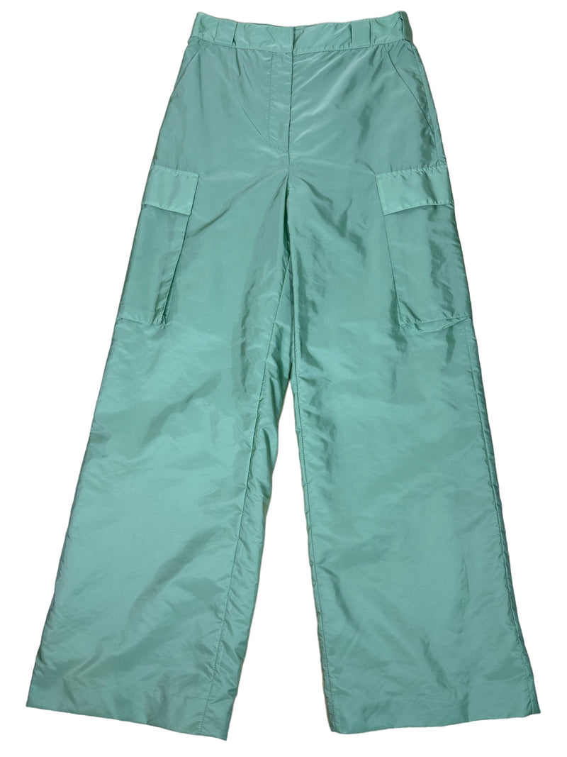 Prada pantaloni cargo in nylon (M)