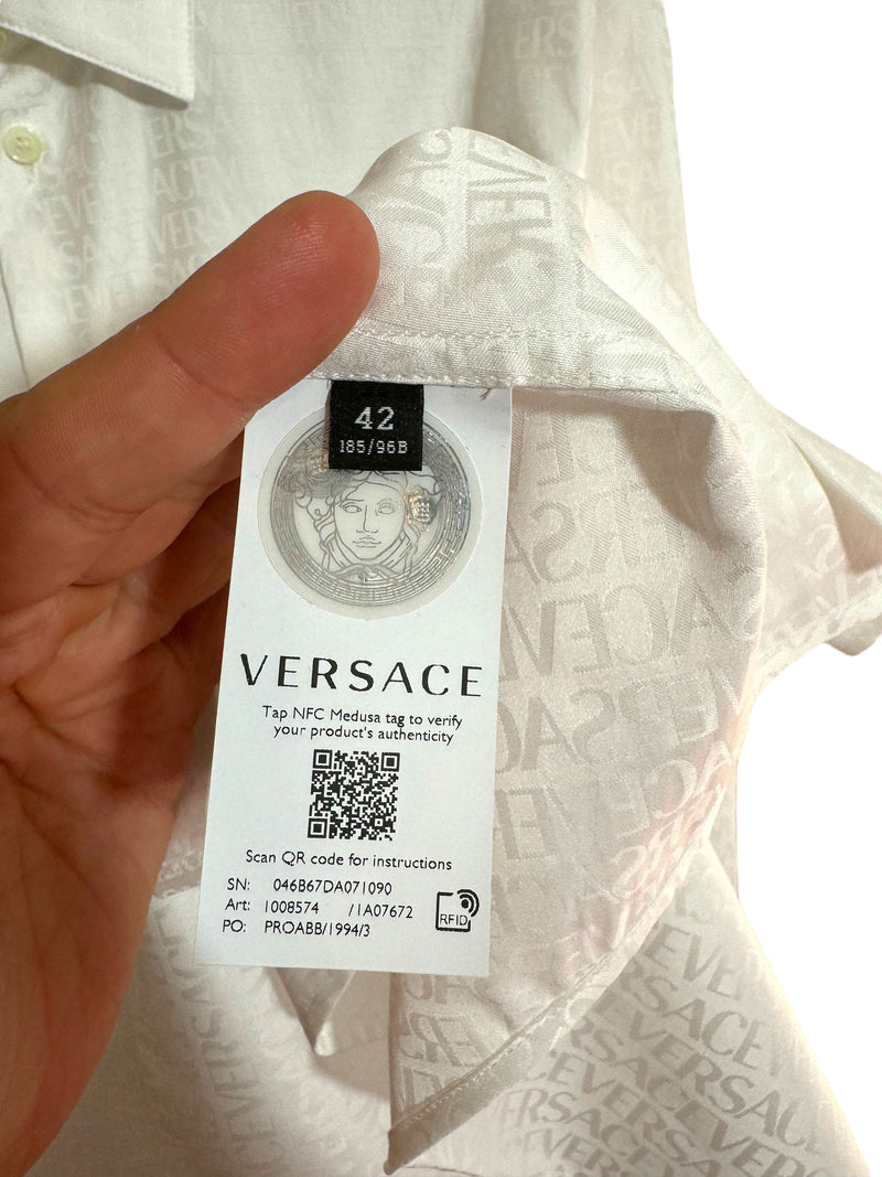 Versace camicia cotone