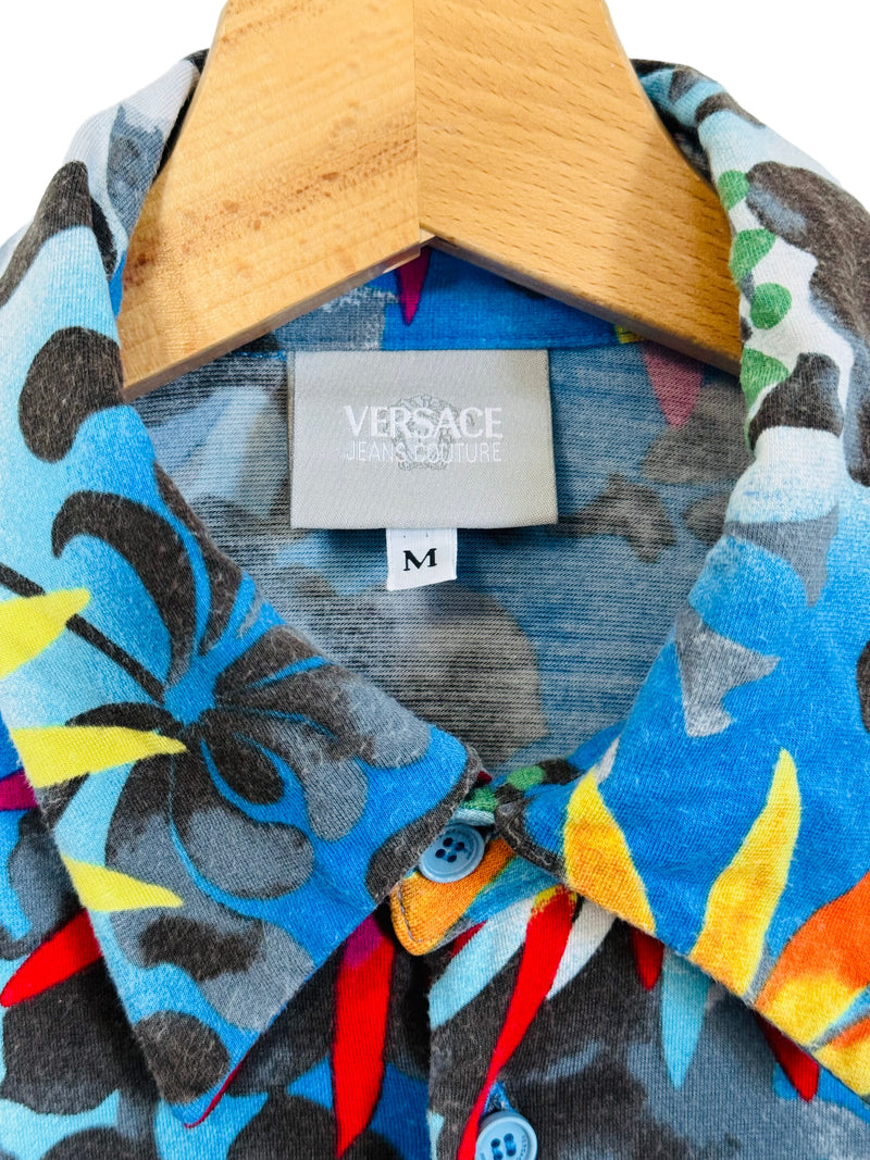 Versace camicia vintage femminile con stampa (M)