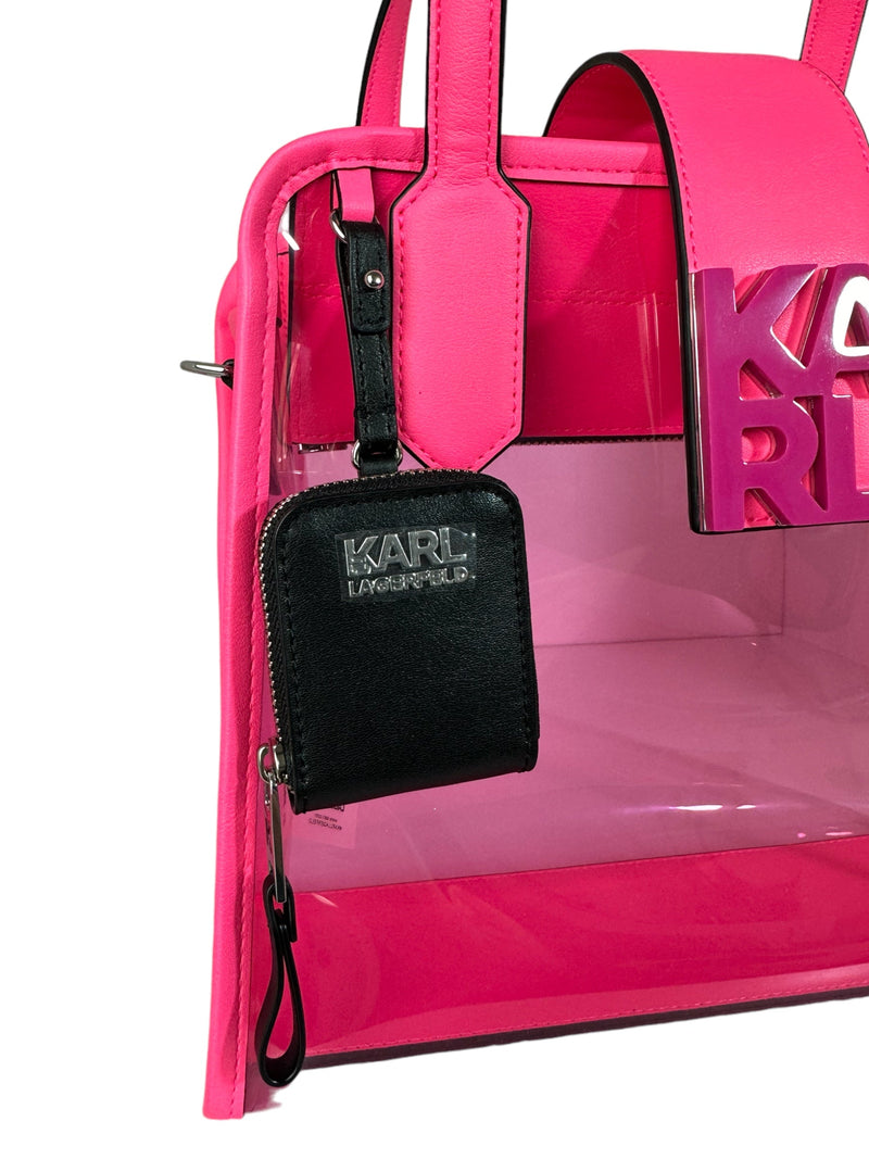 Karl Lagerfeld borsa in pvc rosa