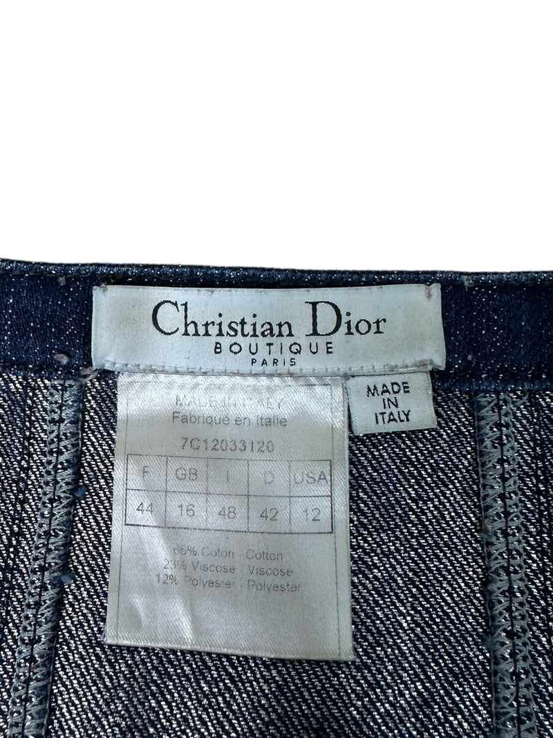 Christian Dior gonna in denim vintage (L)