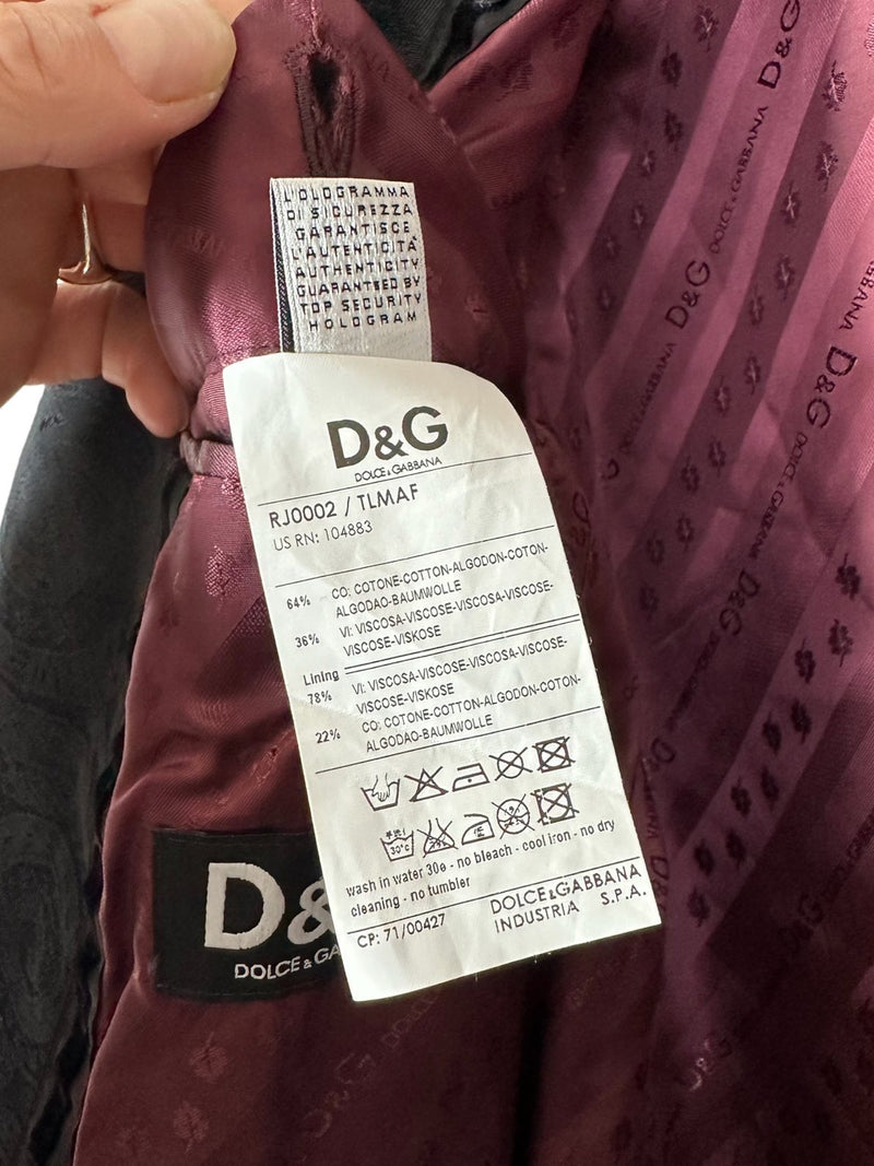 D&G blazer vintage broccato (46)