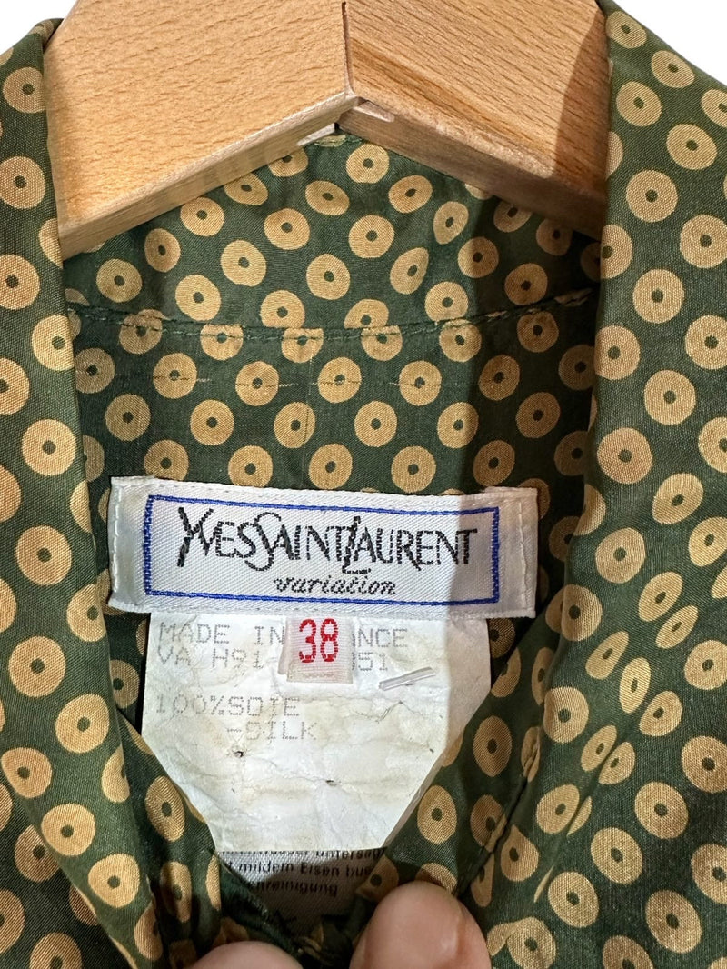 Yves Saint Laurent camicia in seta (XS)
