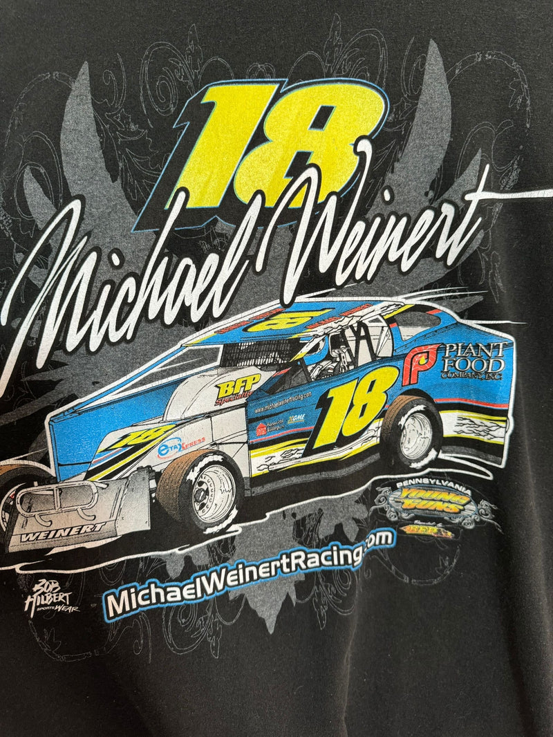 T-shirt Gildan michael wienert racing vintage (M)