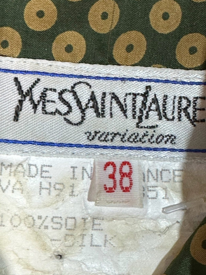 Yves Saint Laurent camicia in seta (XS)