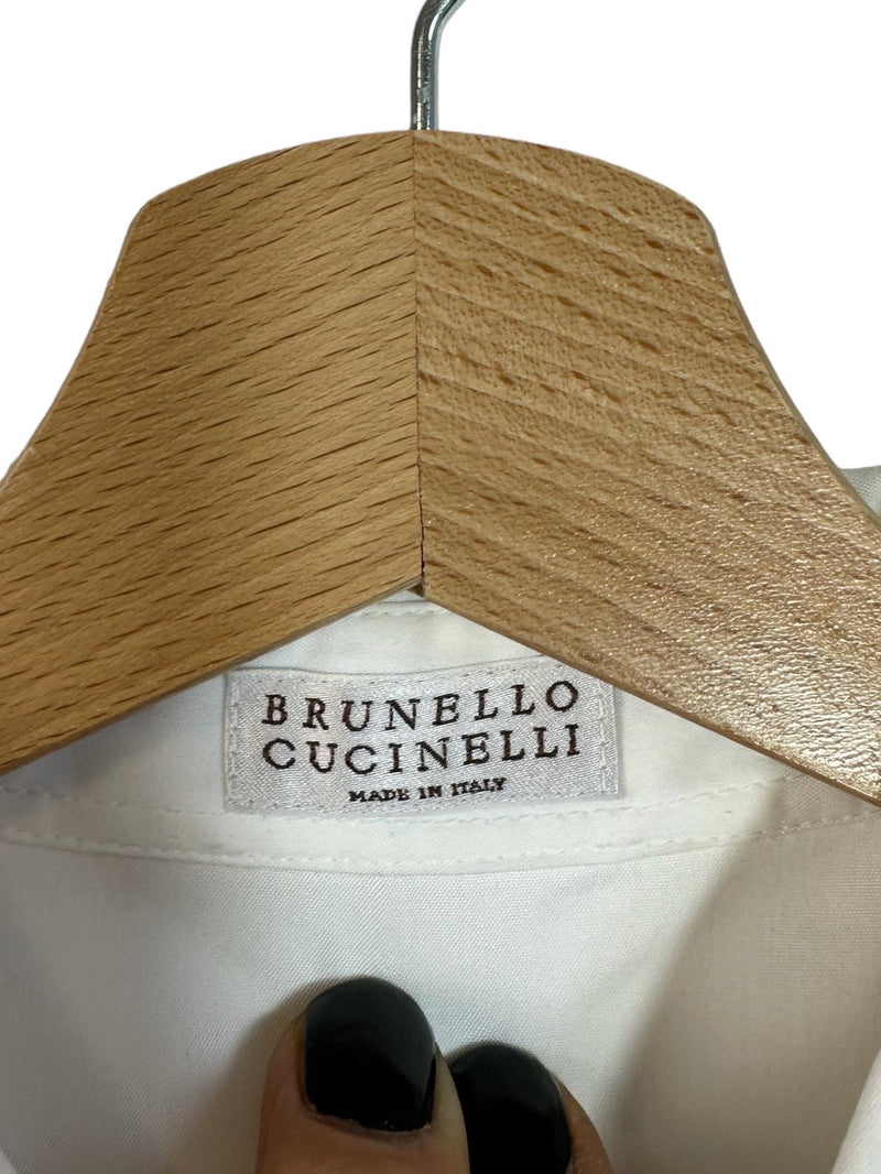 Brunello Cuccinelli camicia con inserto (S)
