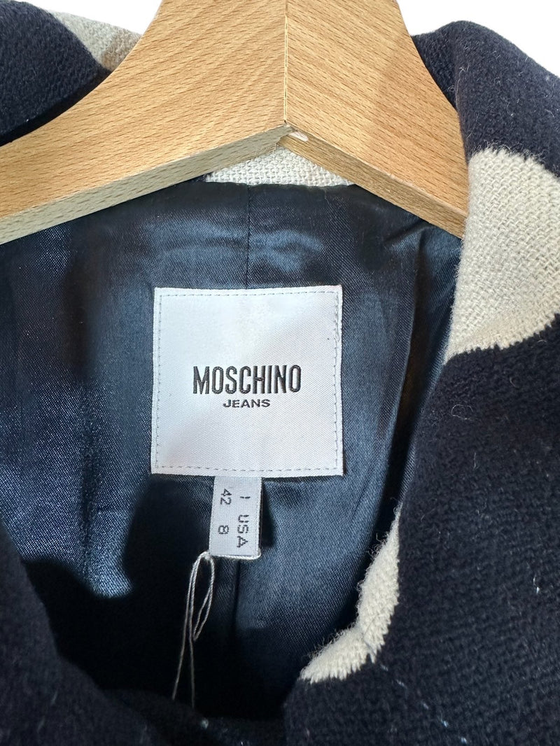 Moschino jeans cappotto a pois (M)
