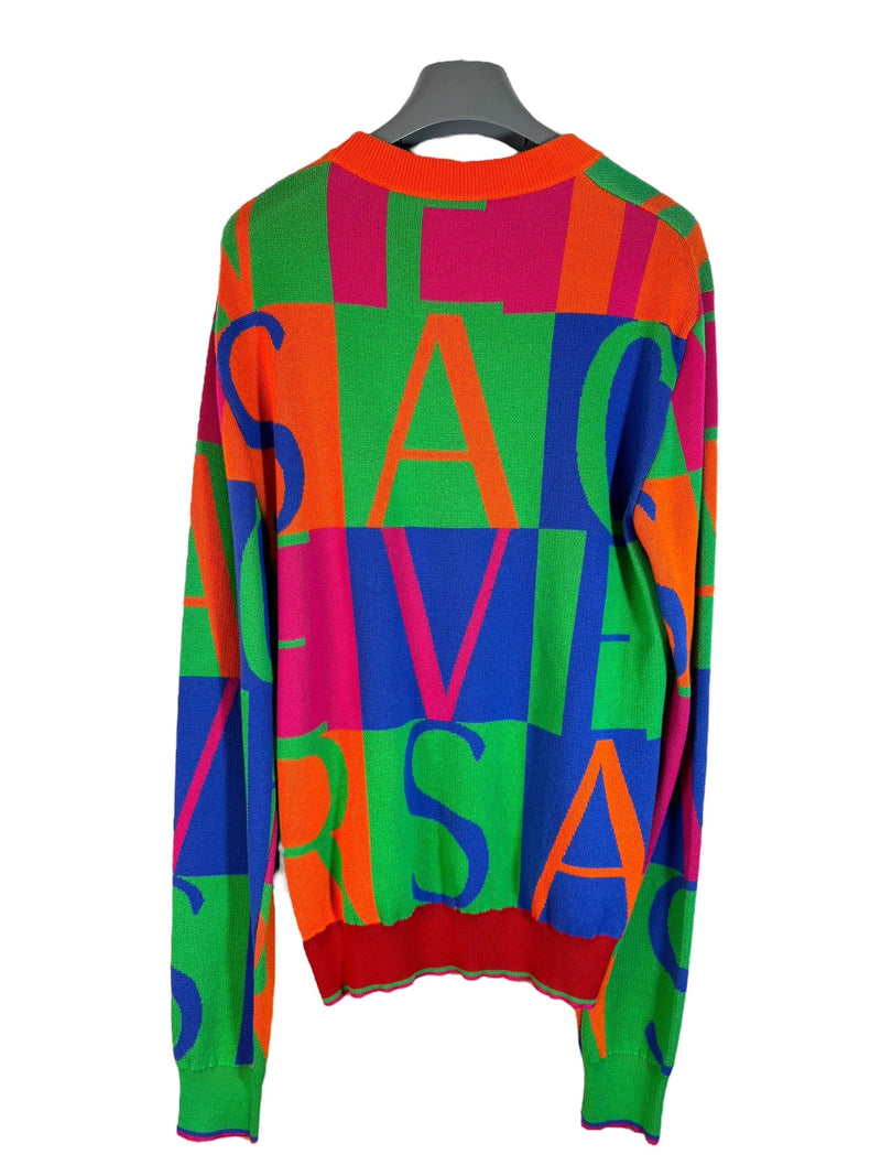 Versace maglione multicolore