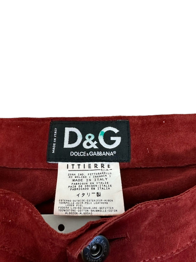 D&G pantaloni in camoscio (L)