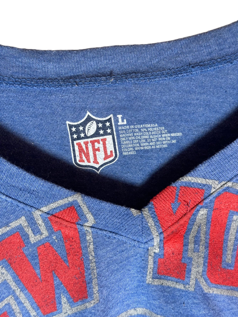 T-shirt vintage NFL scollo a V (L)