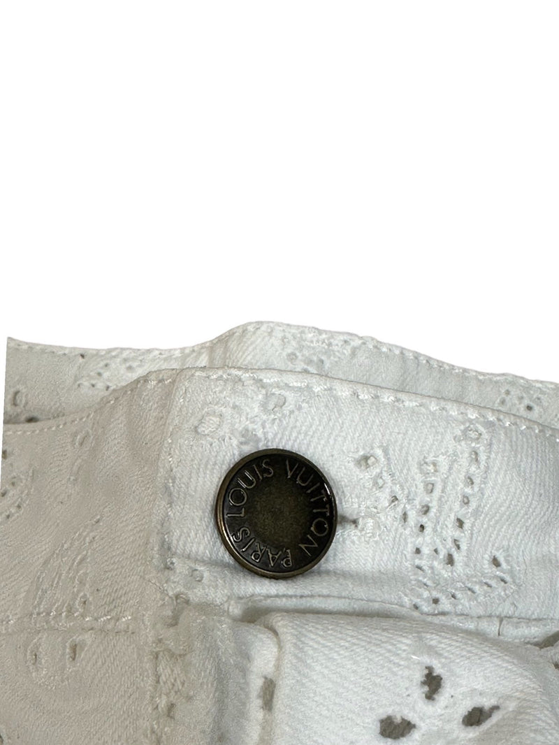 Louis Vuitton shorts con ricamo. (XS)