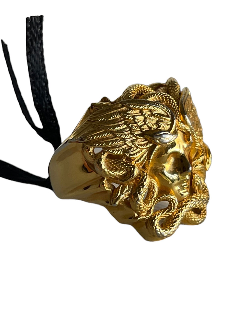 Versace anello dorato