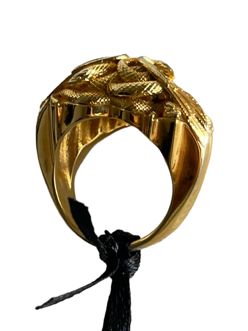 Versace anello dorato