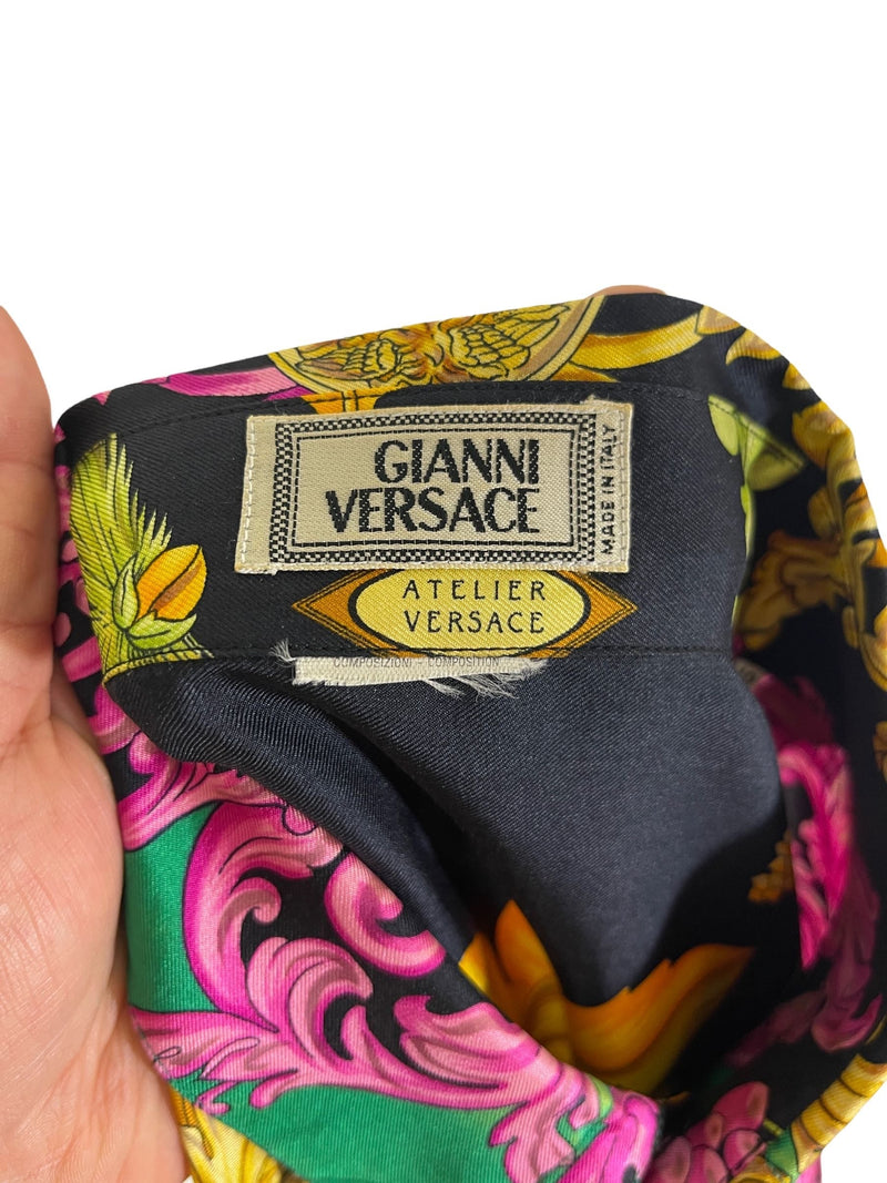 Gianni Versace camicia in seta
