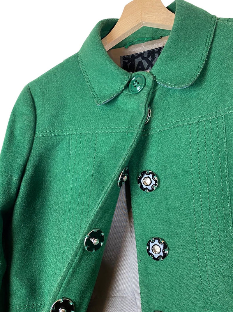 Sportmax cappotto in lana verde. (M) freeshipping - BEATBOX COLLECTION