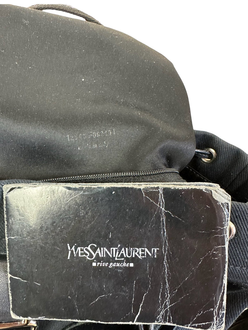 Yves Saint Laurent borsa vintage in tela.