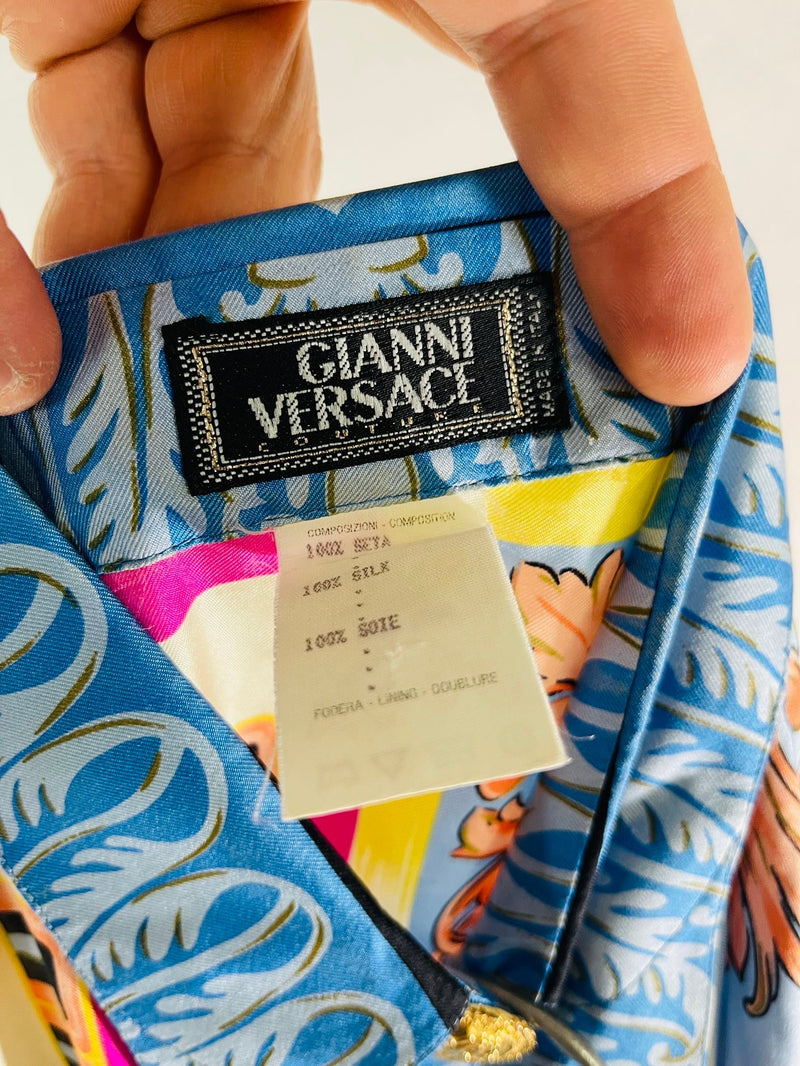 Gianni Versace camicia vintage in seta